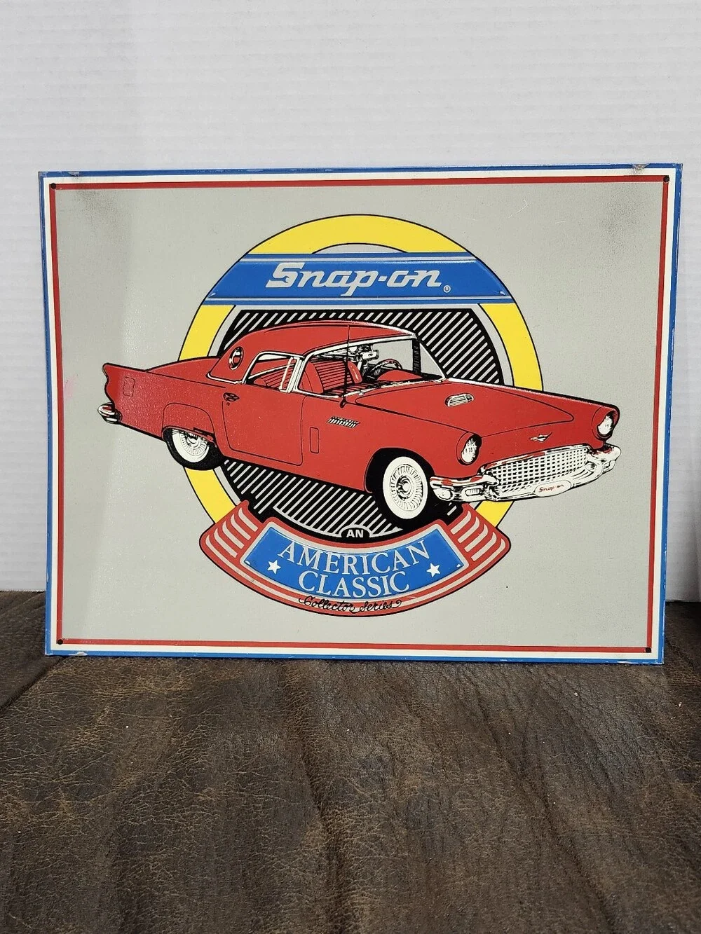 Snap-On Nostalgic Reproduction Metal Sign